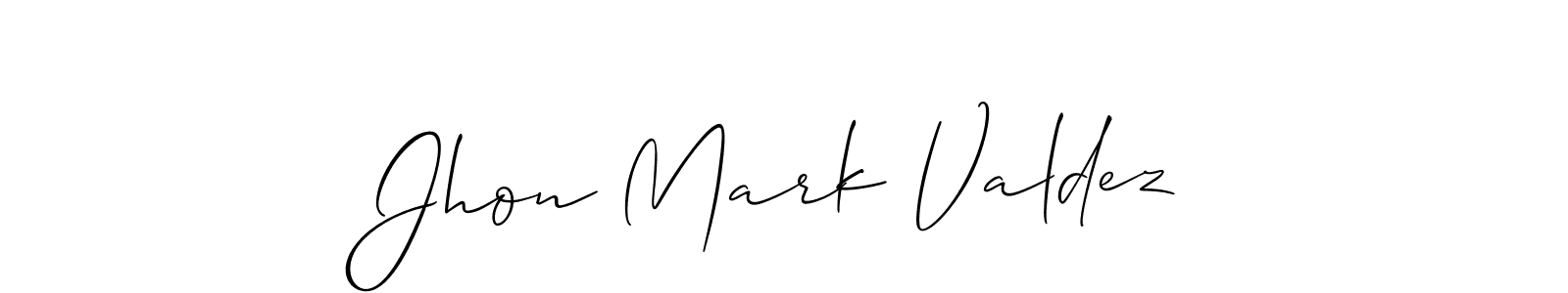 This is the best signature style for the Jhon Mark Valdez name. Also you like these signature font (Allison_Script). Mix name signature. Jhon Mark Valdez signature style 2 images and pictures png