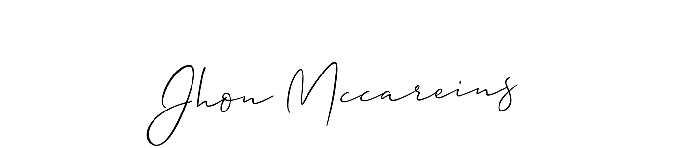 See photos of Jhon Mccareins official signature by Spectra . Check more albums & portfolios. Read reviews & check more about Allison_Script font. Jhon Mccareins signature style 2 images and pictures png