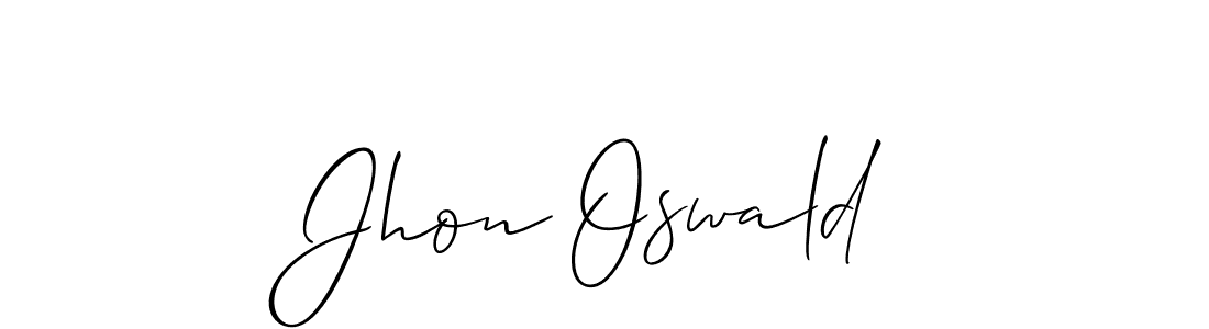 Also we have Jhon Oswald name is the best signature style. Create professional handwritten signature collection using Allison_Script autograph style. Jhon Oswald signature style 2 images and pictures png