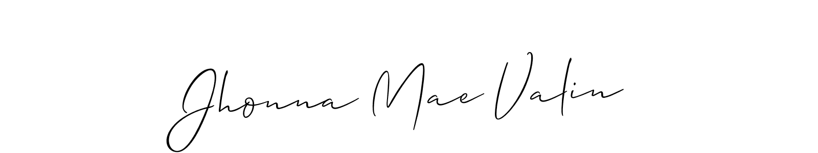 Also we have Jhonna Mae Valin name is the best signature style. Create professional handwritten signature collection using Allison_Script autograph style. Jhonna Mae Valin signature style 2 images and pictures png