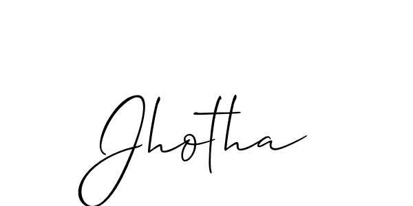 How to Draw Jhotha signature style? Allison_Script is a latest design signature styles for name Jhotha. Jhotha signature style 2 images and pictures png