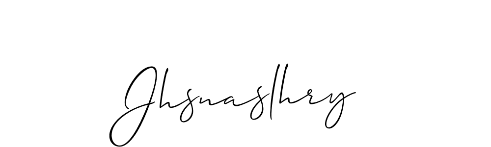 Also we have Jhsnaslhry name is the best signature style. Create professional handwritten signature collection using Allison_Script autograph style. Jhsnaslhry signature style 2 images and pictures png