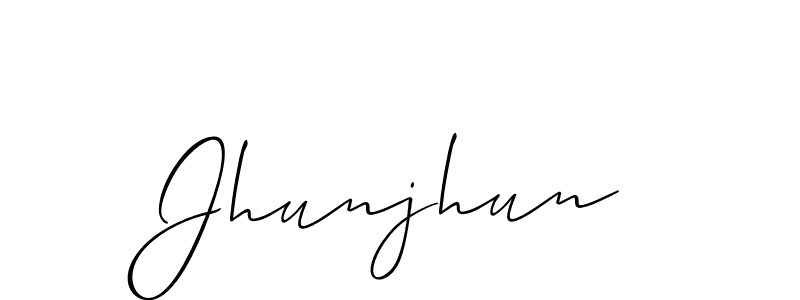 Make a short Jhunjhun signature style. Manage your documents anywhere anytime using Allison_Script. Create and add eSignatures, submit forms, share and send files easily. Jhunjhun signature style 2 images and pictures png