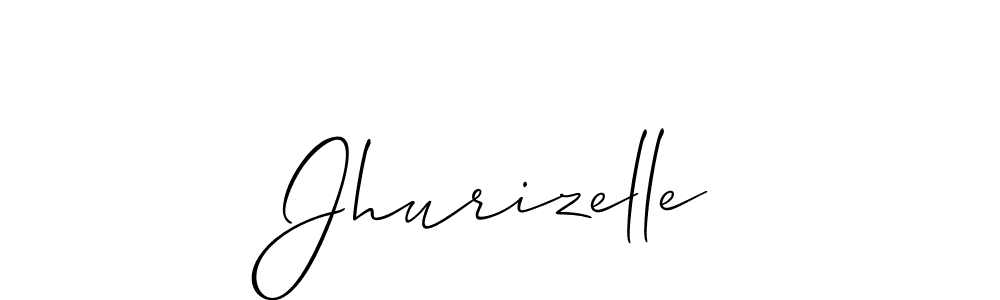 Also we have Jhurizelle name is the best signature style. Create professional handwritten signature collection using Allison_Script autograph style. Jhurizelle signature style 2 images and pictures png