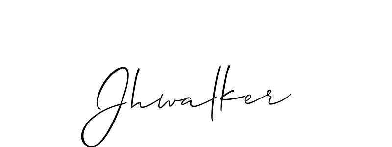 It looks lik you need a new signature style for name Jhwalker. Design unique handwritten (Allison_Script) signature with our free signature maker in just a few clicks. Jhwalker signature style 2 images and pictures png