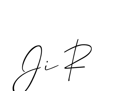 Make a beautiful signature design for name Ji R. Use this online signature maker to create a handwritten signature for free. Ji R signature style 2 images and pictures png