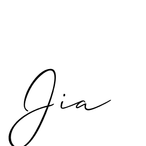 Jia stylish signature style. Best Handwritten Sign (Allison_Script) for my name. Handwritten Signature Collection Ideas for my name Jia. Jia signature style 2 images and pictures png