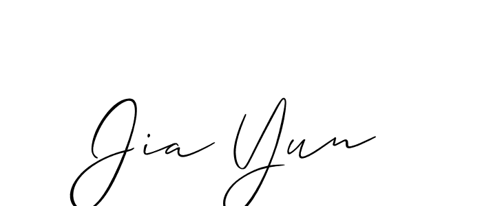 You can use this online signature creator to create a handwritten signature for the name Jia Yun. This is the best online autograph maker. Jia Yun signature style 2 images and pictures png