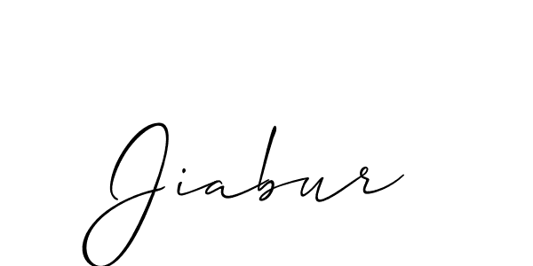 if you are searching for the best signature style for your name Jiabur. so please give up your signature search. here we have designed multiple signature styles  using Allison_Script. Jiabur signature style 2 images and pictures png