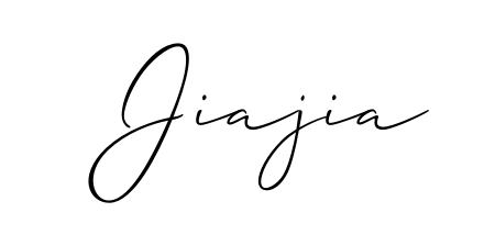 Looking for an artistic signature for Jiajia? The Allison_Script calligraphy style gives a sophisticated flow suitable for business cards and emails. Jiajia signature style 2 images and pictures png