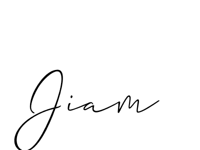 Best and Professional Signature Style for Jiam. Allison_Script Best Signature Style Collection. Jiam signature style 2 images and pictures png