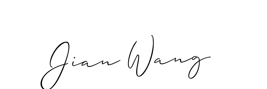 Make a beautiful signature design for name Jian Wang. Use this online signature maker to create a handwritten signature for free. Jian Wang signature style 2 images and pictures png