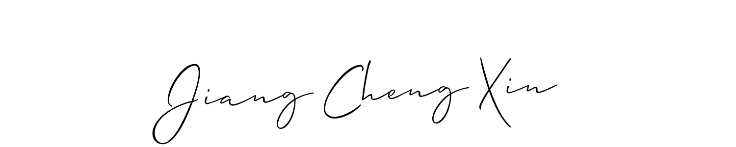 Here are the top 10 professional signature styles for the name Jiang Cheng Xin. These are the best autograph styles you can use for your name. Jiang Cheng Xin signature style 2 images and pictures png