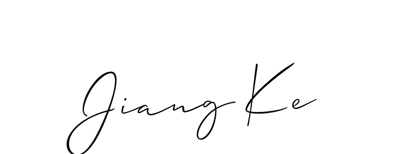 Make a beautiful signature design for name Jiang Ke. Use this online signature maker to create a handwritten signature for free. Jiang Ke signature style 2 images and pictures png