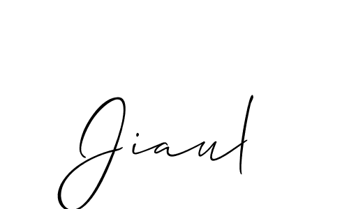 Jiaul stylish signature style. Best Handwritten Sign (Allison_Script) for my name. Handwritten Signature Collection Ideas for my name Jiaul. Jiaul signature style 2 images and pictures png