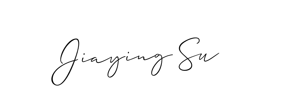 Once you've used our free online signature maker to create your best signature Allison_Script style, it's time to enjoy all of the benefits that Jiaying Su name signing documents. Jiaying Su signature style 2 images and pictures png