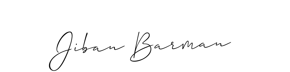 Best and Professional Signature Style for Jiban Barman. Allison_Script Best Signature Style Collection. Jiban Barman signature style 2 images and pictures png