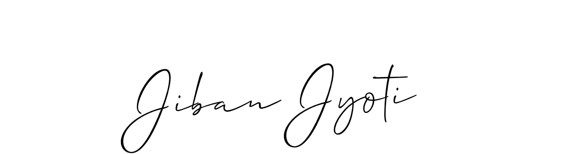 Jiban Jyoti stylish signature style. Best Handwritten Sign (Allison_Script) for my name. Handwritten Signature Collection Ideas for my name Jiban Jyoti. Jiban Jyoti signature style 2 images and pictures png