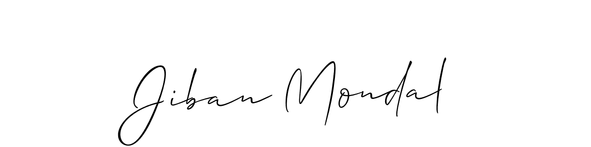 You should practise on your own different ways (Allison_Script) to write your name (Jiban Mondal) in signature. don't let someone else do it for you. Jiban Mondal signature style 2 images and pictures png