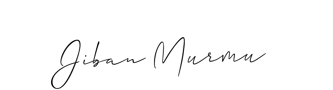 if you are searching for the best signature style for your name Jiban Murmu. so please give up your signature search. here we have designed multiple signature styles  using Allison_Script. Jiban Murmu signature style 2 images and pictures png