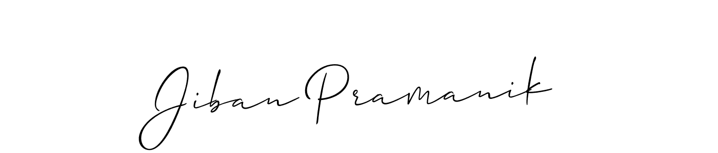 Similarly Allison_Script is the best handwritten signature design. Signature creator online .You can use it as an online autograph creator for name Jiban Pramanik. Jiban Pramanik signature style 2 images and pictures png