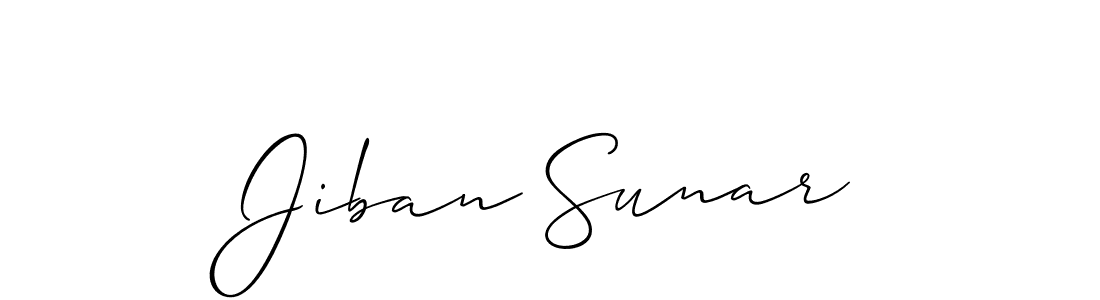 Also You can easily find your signature by using the search form. We will create Jiban Sunar name handwritten signature images for you free of cost using Allison_Script sign style. Jiban Sunar signature style 2 images and pictures png
