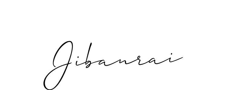 Design your own signature with our free online signature maker. With this signature software, you can create a handwritten (Allison_Script) signature for name Jibanrai. Jibanrai signature style 2 images and pictures png