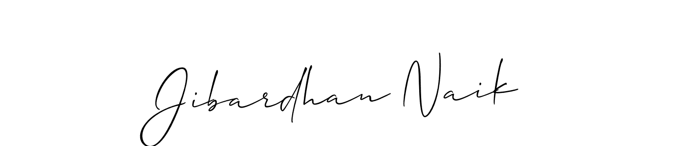 Jibardhan Naik stylish signature style. Best Handwritten Sign (Allison_Script) for my name. Handwritten Signature Collection Ideas for my name Jibardhan Naik. Jibardhan Naik signature style 2 images and pictures png