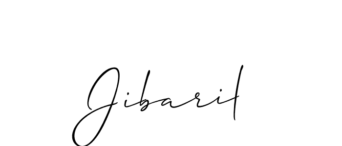 if you are searching for the best signature style for your name Jibaril. so please give up your signature search. here we have designed multiple signature styles  using Allison_Script. Jibaril signature style 2 images and pictures png