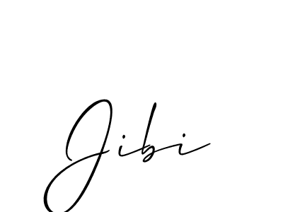 Best and Professional Signature Style for Jibi. Allison_Script Best Signature Style Collection. Jibi signature style 2 images and pictures png
