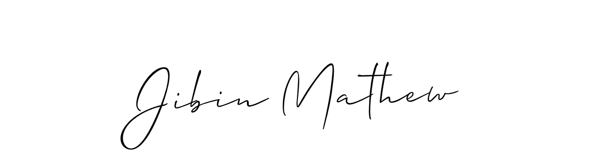 Once you've used our free online signature maker to create your best signature Allison_Script style, it's time to enjoy all of the benefits that Jibin Mathew name signing documents. Jibin Mathew signature style 2 images and pictures png