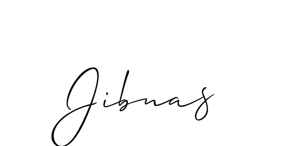 How to Draw Jibnas signature style? Allison_Script is a latest design signature styles for name Jibnas. Jibnas signature style 2 images and pictures png