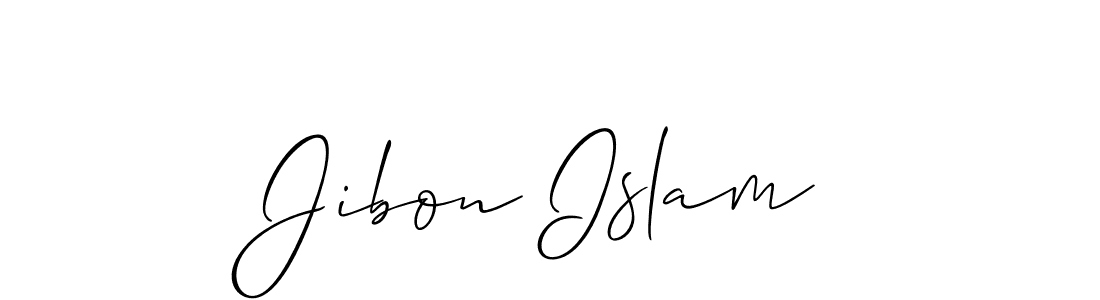 Also we have Jibon Islam name is the best signature style. Create professional handwritten signature collection using Allison_Script autograph style. Jibon Islam signature style 2 images and pictures png