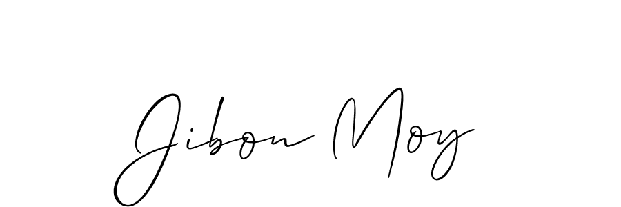 You should practise on your own different ways (Allison_Script) to write your name (Jibon Moy) in signature. don't let someone else do it for you. Jibon Moy signature style 2 images and pictures png