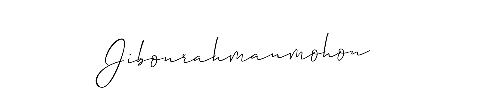 This is the best signature style for the Jibonrahmanmohon name. Also you like these signature font (Allison_Script). Mix name signature. Jibonrahmanmohon signature style 2 images and pictures png