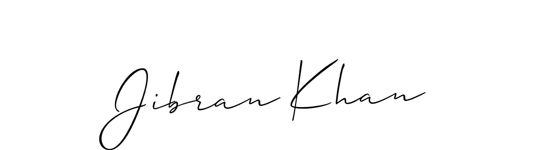 Allison_Script is a professional signature style that is perfect for those who want to add a touch of class to their signature. It is also a great choice for those who want to make their signature more unique. Get Jibran Khan name to fancy signature for free. Jibran Khan signature style 2 images and pictures png