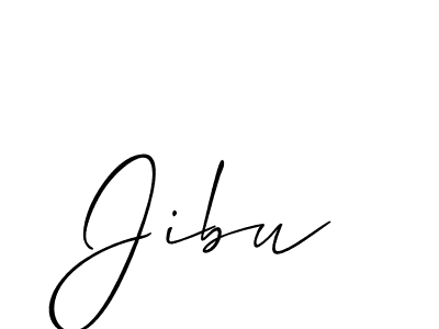 Use a signature maker to create a handwritten signature online. With this signature software, you can design (Allison_Script) your own signature for name Jibu. Jibu signature style 2 images and pictures png