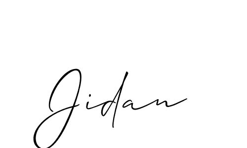 Allison_Script is a professional signature style that is perfect for those who want to add a touch of class to their signature. It is also a great choice for those who want to make their signature more unique. Get Jidan name to fancy signature for free. Jidan signature style 2 images and pictures png