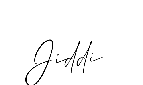 Best and Professional Signature Style for Jiddi. Allison_Script Best Signature Style Collection. Jiddi signature style 2 images and pictures png