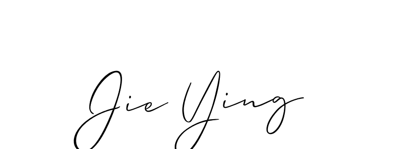 Make a beautiful signature design for name Jie Ying. Use this online signature maker to create a handwritten signature for free. Jie Ying signature style 2 images and pictures png