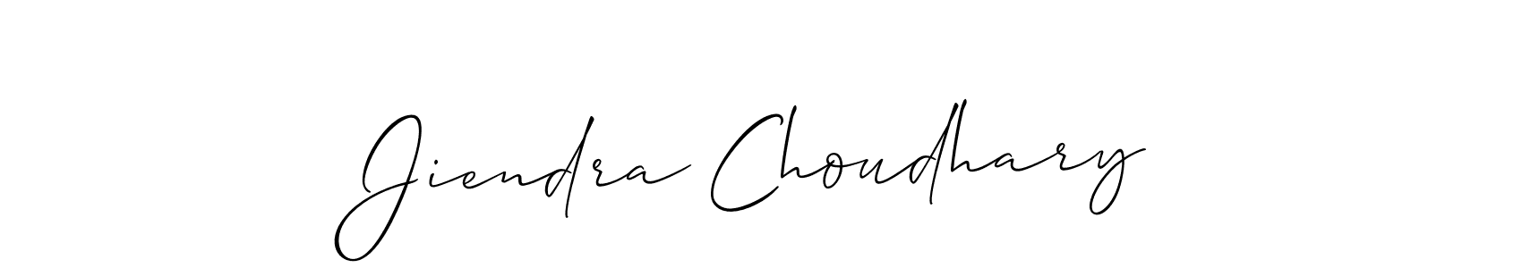 How to Draw Jiendra Choudhary signature style? Allison_Script is a latest design signature styles for name Jiendra Choudhary. Jiendra Choudhary signature style 2 images and pictures png