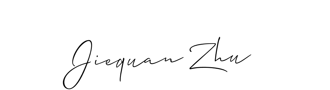 Once you've used our free online signature maker to create your best signature Allison_Script style, it's time to enjoy all of the benefits that Jiequan Zhu name signing documents. Jiequan Zhu signature style 2 images and pictures png