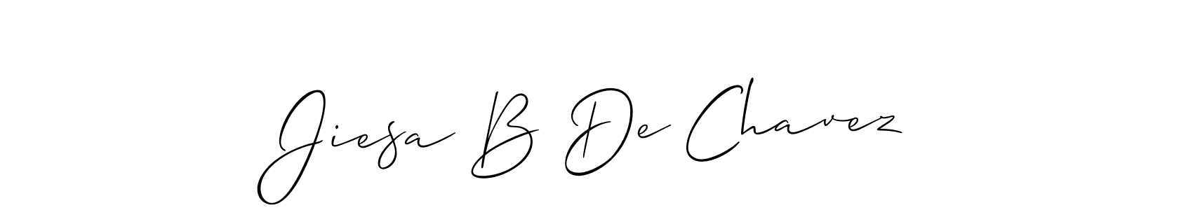 Make a beautiful signature design for name Jiesa B De Chavez. Use this online signature maker to create a handwritten signature for free. Jiesa B De Chavez signature style 2 images and pictures png