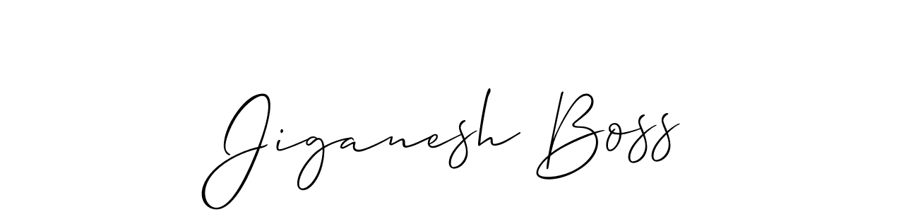 Make a beautiful signature design for name Jiganesh Boss. Use this online signature maker to create a handwritten signature for free. Jiganesh Boss signature style 2 images and pictures png