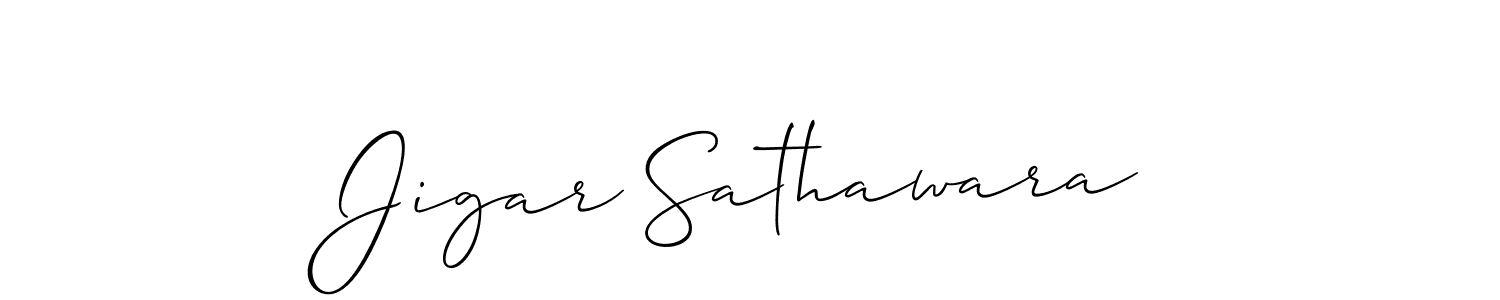 Best and Professional Signature Style for Jigar Sathawara. Allison_Script Best Signature Style Collection. Jigar Sathawara signature style 2 images and pictures png
