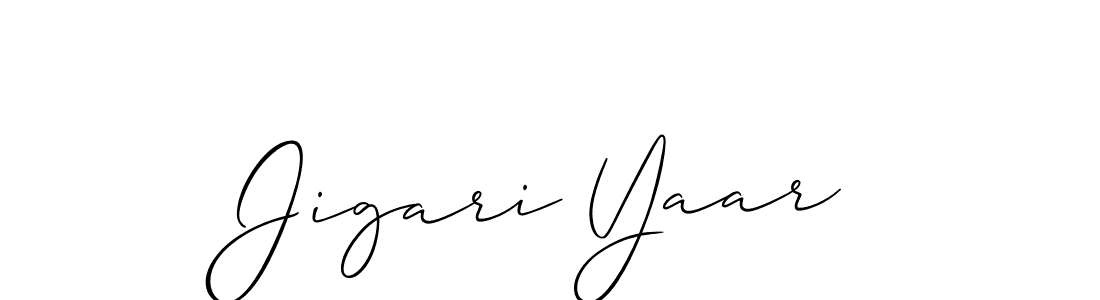 See photos of Jigari Yaar official signature by Spectra . Check more albums & portfolios. Read reviews & check more about Allison_Script font. Jigari Yaar signature style 2 images and pictures png