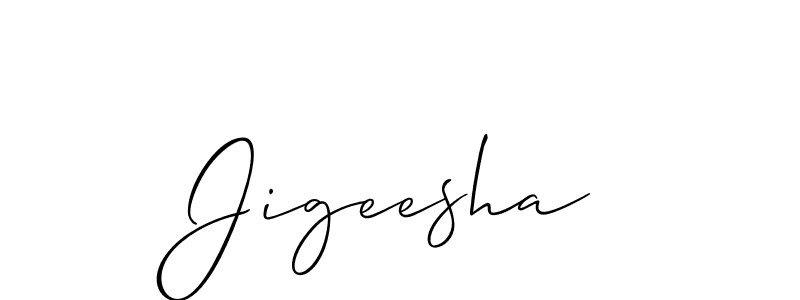 Once you've used our free online signature maker to create your best signature Allison_Script style, it's time to enjoy all of the benefits that Jigeesha name signing documents. Jigeesha signature style 2 images and pictures png