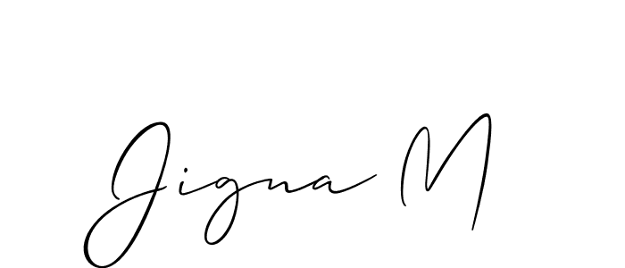 This is the best signature style for the Jigna M name. Also you like these signature font (Allison_Script). Mix name signature. Jigna M signature style 2 images and pictures png