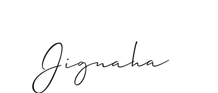 Jignaha stylish signature style. Best Handwritten Sign (Allison_Script) for my name. Handwritten Signature Collection Ideas for my name Jignaha. Jignaha signature style 2 images and pictures png