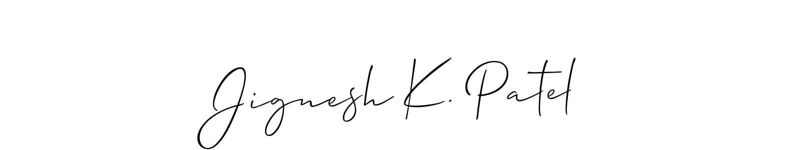 Make a beautiful signature design for name Jignesh K. Patel. Use this online signature maker to create a handwritten signature for free. Jignesh K. Patel signature style 2 images and pictures png